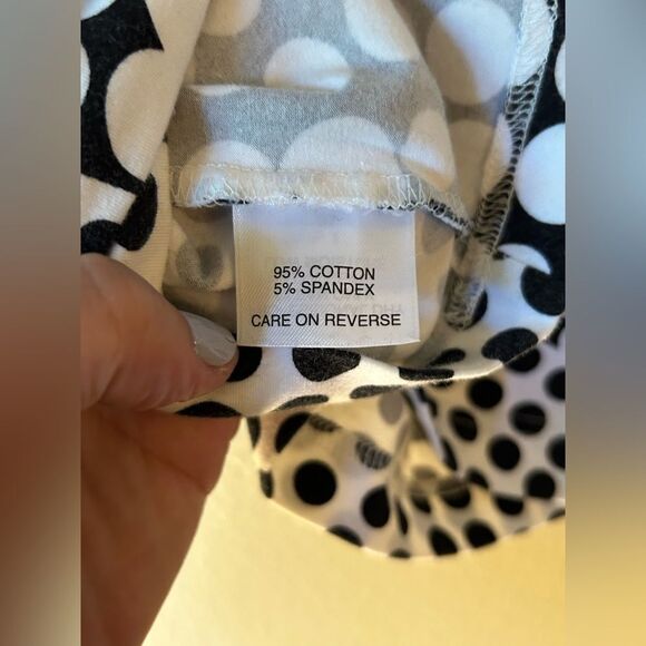 Vintage St John Sport Blue & White Polka Dot Swirl - Size Small - EUC - Picture 4 of 5